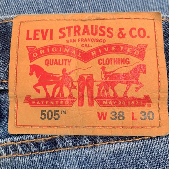 Levi’s Stone Wash 505 Regular 38 x 30 NEW! - Picture 7 of 8
